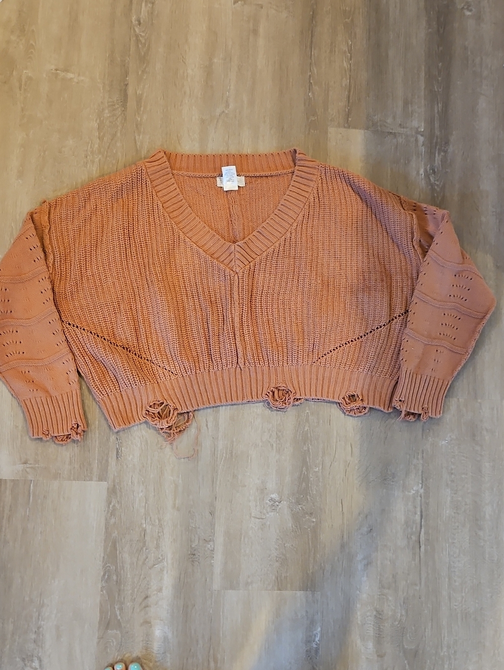 Altar'd State Cropped Sweater Size Small